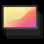 For Apex T10 Pro 10.1 2pcs 9H 0.3mm Explosion-proof Tempered Glass Film