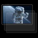 For Huihuang E10 10.1 2pcs 9H 0.3mm Explosion-proof Tempered Glass Film
