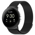 For Google Pixel Watch 3 45mm xDfind Milanese Metal Magnetic Watch Band(Black)