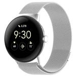 For Google Pixel Watch 3 45mm xDfind Milanese Metal Magnetic Watch Band(Silver)