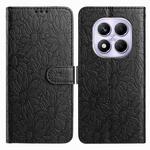 For Redmi Note 14 Pro 5G Daisy Embossed Leather Phone Case(Black)