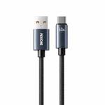 WK WDC-63a 66W USB to Type-C Fast Charging Data Cable, Length: 1.2m(Black)