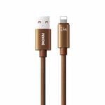 WK WDC-63i 12W USB to 8 Pin Fast Charging Data Cable, Length: 1.2m(Brown)