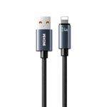 WK WDC-63i 12W USB to 8 Pin Fast Charging Data Cable, Length: 1.2m(Black)