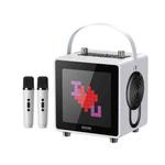 WK Beluga D22 Pixel Desktop Wireless Bluetooth Speaker(White)