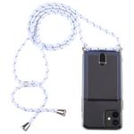 For iPhone 12 mini Transparent TPU Protective Case with Lanyard & Card Slot(Transparent)