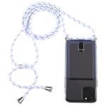 For iPhone 12 / 12 Pro Transparent TPU Protective Case with Lanyard & Card Slot(Transparent)