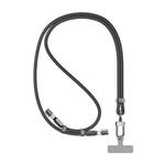 WK WDC-70 65W Type-C to Type-C Phone Lanyard Data Cable, Length: 1.6m(Black)