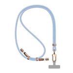 WK WDC-70 65W Type-C to Type-C Phone Lanyard Data Cable, Length: 1.6m(Blue)