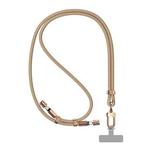 WK WDC-70 65W Type-C to Type-C Phone Lanyard Data Cable, Length: 1.6m(Beige)