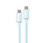 WK WDC-74 65W Type-C to Type-C Fast Charging Data Cable, Length: 1.2m(Blue)