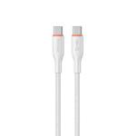 WK WDC-93 65W Type-C to Type-C Silicone Data Cable, Length: 1.2m(White)