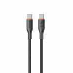 WK WDC-93 65W Type-C to Type-C Silicone Data Cable, Length: 1.2m(Black)