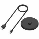 For Sony LinkBuds Bluetooth Speaker USB Interface Magnetic Charging Base Charging Dock Station(Black)