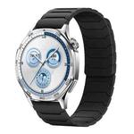 22mm xDfind Magnetic Silicone Watch Band for Huawei Watch GT5 / GT4(Black)