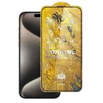For iPhone 15 Pro WK WTP-102 Jungle Series Kinkong Corning 9D Curved HD Tempered Glass Film