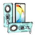 For Honor X50 Metal Kickstand TPU Hybrid PC Phone Case(Green)