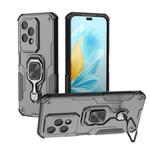For Honor 200 Lite Global Metal Kickstand TPU Hybrid PC Phone Case(Black)