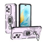 For Honor 200 Lite Global Metal Kickstand TPU Hybrid PC Phone Case(Purple)