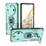 For Honor X60 5G Metal Kickstand TPU Hybrid PC Phone Case(Green)