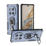 For Honor X60 Pro 5G Metal Kickstand TPU Hybrid PC Phone Case(Blue)