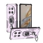 For Honor X60 Pro 5G Metal Kickstand TPU Hybrid PC Phone Case(Purple)