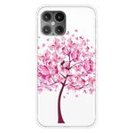 For iPhone 12 mini Shockproof Painted Transparent TPU Protective Case(Butterfly Tree)