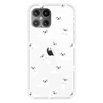 For iPhone 12 / 12 Pro Shockproof Painted Transparent TPU Protective Case(White Sea Lion)