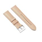 22mm MIJOBS Genuine Leather Watch Band(Apricot)