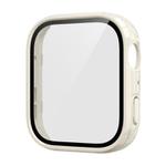 For Huawei Watch Fit 4 Tempered Film Integrated PC Watch Protective Case(Ivory White)