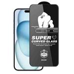 For iPhone 16 Plus / 15 Plus WK WTP-107 Kings KinKong 0.33mm 6D Curved HD Tempered Glass Film, No Black Frame