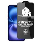 For iPhone 16 / 15 WK WTP-107 Kings KinKong 0.33mm 6D Curved HD Tempered Glass Film, No Black Frame