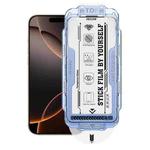 For iPhone 16 Pro Max WK WTP-115 Easy Install 6D Curved Ultra-Fine Edge HD Tempered Glass Film