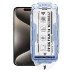 For iPhone 15 Pro WK WTP-115 Easy Install 6D Curved Ultra-Fine Edge HD Tempered Glass Film