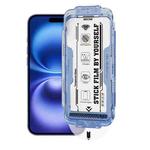 For iPhone 16 Plus / 15 Plus WK WTP-117 Easy Install 6D Curved Ultra-Fine Edge AR Frosted Tempered Glass Film