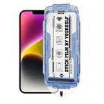 For iPhone 14 / 13 / 13 Pro WK WTP-117 Easy Install 6D Curved Ultra-Fine Edge AR Frosted Tempered Glass Film