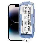 For iPhone 14 Pro Max WK WTP-117 Easy Install 6D Curved Ultra-Fine Edge AR Frosted Tempered Glass Film