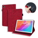 For Huawei Enjoy Tablet 2 Calf Texture Embossed Horizontal Flip Leather Case with Holder & Card Slots & Photo Frame(Red)