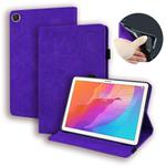 For Huawei Enjoy Tablet 2 Calf Texture Embossed Horizontal Flip Leather Case with Holder & Card Slots & Photo Frame(Purple)