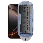 For iPhone 16 Pro Max WK WTP-118 Easy Install 6D Curved Ultra-Fine Edge Frosted Privacy Tempered Glass Film