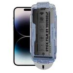 For iPhone 14 Pro Max WK WTP-118 Easy Install 6D Curved Ultra-Fine Edge Frosted Privacy Tempered Glass Film
