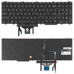 US Version Backlit Laptop Keyboard with Pointing for Dell Latitude 5500 5501 5511 5510 3500 3501 0MMH7V(Black)