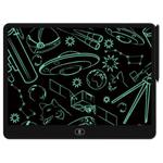 Children LCD Writing Tablet Color Screen Drawing Board, Style:16 inch Black