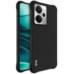 For Realme 14 5G Global imak Shockproof Airbag TPU Phone Case(Matte Black)