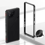 For Asus ROG Phone 9 / 9 Pro Metal Frame Heat Dissipation Phone Case(Black)