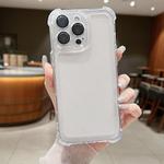 For iPhone 15 Pro Max Electroplating Space TPU Four-corner Shockproof Phone Case(Transparent)