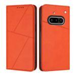 For Nothing Phone 3a Strong Magnetic Frosted Flip Leather Phone Case(Orange)