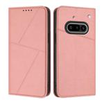 For Nothing Phone 3a Strong Magnetic Frosted Flip Leather Phone Case(Pink)