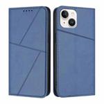 For iPhone 13 mini Strong Magnetic Frosted Flip Leather Phone Case(Royal Blue)