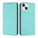 For iPhone 13 mini Strong Magnetic Frosted Flip Leather Phone Case(Light Blue)